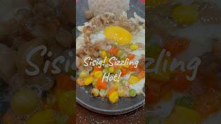 PORK SISIG in Sizzling Plate Famous Filipino Dish filipinofood sisig shorts [upl. by Salvucci]