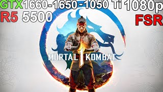 Mortal Kombat 1  GTX 1660  GTX 1650  GTX 1050 Ti Ryzen 5 5500 [upl. by Coffee]