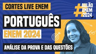 ENEM 2024 análise da prova de Português  Live Enem 2024  Curso Enem Gratuito [upl. by Sparky38]