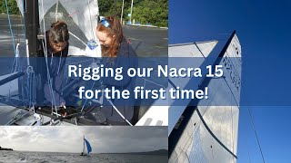 Rigging our new Nacra 15 [upl. by Aissela]