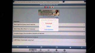 mp3 download auf iphoneipad mit kostenloser App [upl. by Alyar]
