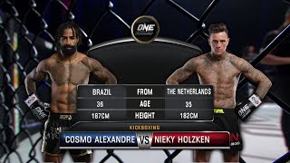 Nieky Holzken vs Cosmo Alexandre  Full Fight Replay [upl. by Attelra]