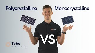 Polycrystalline vs Monocrystalline Solar Panels  What one is best  Teho  Renewable Energy [upl. by Enileoj]