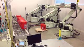 Mechatronic Engineering Senior Capstone Project  Kawasaki Robot Palletizing [upl. by Notloc704]