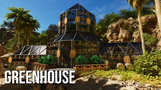 Ark Survival Ascended Greenhouse Base Design [upl. by Dovev]