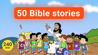 50 Bible Stories for kids A large collection of interesting stories from the Bible for children [upl. by Leighland]