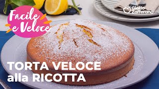 TORTA VELOCE alla RICOTTA e LIMONE SOFFICE e SUPER PROFUMATA😋🍋 adv [upl. by Eatnahc130]