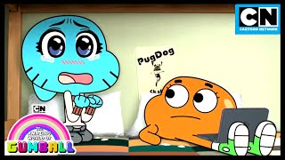 Podwójne życie Gumballa jako Akanechan  Niesamowity świat Gumballa  Cartoon Network [upl. by Keung]