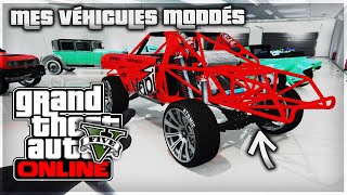 PRÉSENTATION DE MES 2 GARAGES DE VÉHICULES MODDÉS  GTA 5 ONLINE [upl. by Martguerita]