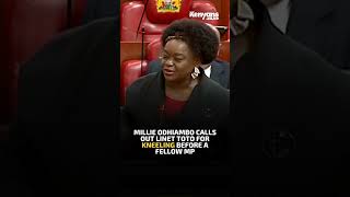 Millie Odhiambo calls out Linet Toto for kneeling before a fellow MP [upl. by Nagam]