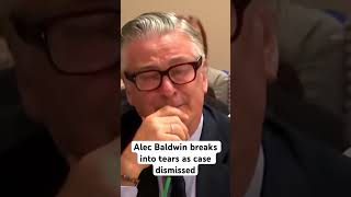 Alec Baldwin breaks into tears as case dismissed [upl. by Fritzie]