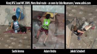 Kranj climbing WC 2009 Mens finals [upl. by Nilhsa]