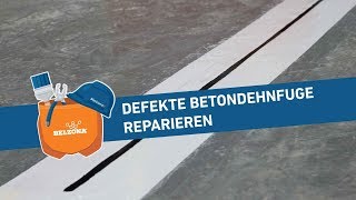 Defekte Betondehnfuge Reparieren [upl. by Nbi]