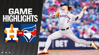 Astros vs Blue Jays Highlights 7124  MLB Highlights [upl. by Aracot]