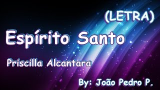 Espírito Santo LETRA  Priscilla Alcantara  HD [upl. by Ahsocin]