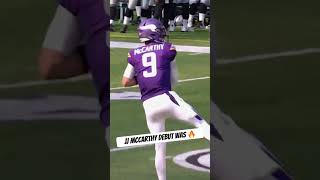 JJ McCarthy Preseason Highlights nflshorts ff vikings skol jjmccarthy preseason nfl football [upl. by Annetta]