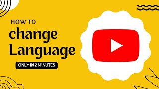 How to change language on YouTube app android  How to change YouTube app language to english [upl. by Haase]