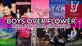 Boys Over Flowers in Different Countries  Meteor Garden Hana Yori Dango F4 Thailand  EHTv [upl. by Assiroc]