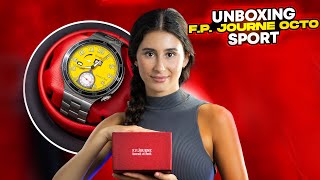 Unboxing F P Journe Linesport Octa Sport Reference  L OCT TI 44 D YL luxurywatches fpjourne [upl. by Aerdua]