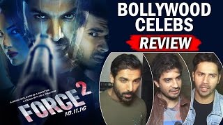 Force 2  Bollywood Celebs Review  Varun Dhawan John Abraham [upl. by Annam]