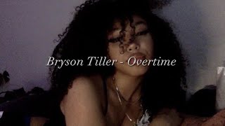 Bryson Tiller  Overtime sped up [upl. by Berrie]