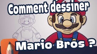 Comment dessiner Mario Bros [upl. by Lleddaw]