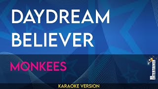 Daydream Believer  Monkees KARAOKE [upl. by Tiersten]