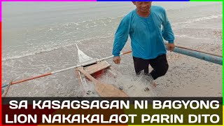 Kahit kasalukuyang nananalasa ang bagyong Lion nakakalaot parin dito sa amin at nakaka ulam [upl. by Ahseeyt]