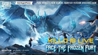 UPDATE BGMI 35  ❄️ICEMIRE FRONTIER MODE❄️ KILO IS LIVE 🔴 WITH Staroglivebgmif3u bgmindia [upl. by Eedna]