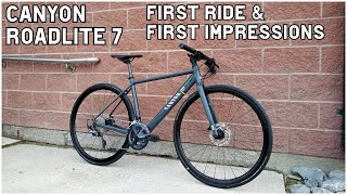 Canyon Roadlite 7 First Ride amp First Impressions [upl. by Seavey]