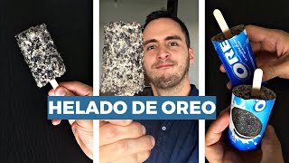 HELADO de galletas OREO Fácil rápido y con apenas 4 ingredientes [upl. by Trilbi]