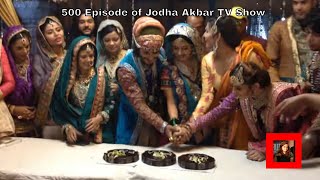 Jodha Akbar 500 episode cake cutting [upl. by Pellikka546]