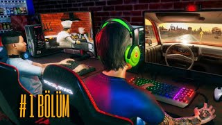 3 BİLGİSAYARI KURDUM GAMER CAFE SİMULATOR 1 BÖLÜM [upl. by Latsryc]