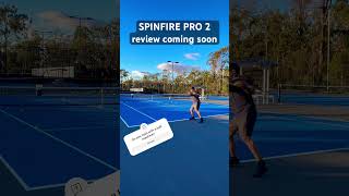 Spinfire Pro 2 Ball Machine Review…Coming Soon tennislife ballmachine tennis tennistime [upl. by Roch]