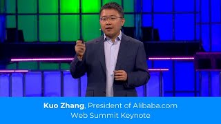 Kuo Zhang Web Summit Keynote  Accio  Alibabacom [upl. by Anyehs]