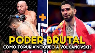 ¡PODER PURO  ¿Cómo Ilia Topuria NOQUEO a Alexander Volkanovski  Topuria vs Volkanovski ANÁLISIS [upl. by Nivrek]