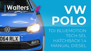 Volkswagen Polo Tdi Bluemotion Tech Sel Hatchback 14 Manual Diesel [upl. by Eelhsa960]