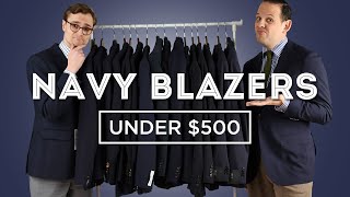 Best Mens OTR Navy Blazers Under 500 Reviewed [upl. by Ingraham]