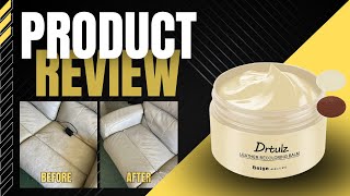 Leather Recoloring Balm Leather Color Restorer Conditioner Product Review [upl. by Kcirdderf]