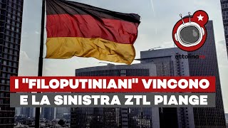 ELEZIONI IN GERMANIA  i quotfiloputinianiquot vincono e la sinistra ZTL piange [upl. by Yanal]