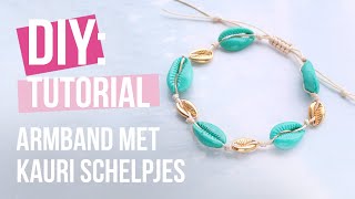 Sieraden maken Hoe maak je sieraden met kauri schelpjes ♡ DIY [upl. by Cinda]