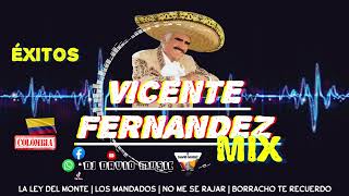 🔥Vicente Fernández 👑 MiX Edición 2025 ✘ Intro Oficial Dj David Music  Éxitos Populares 🎶 [upl. by Xenia]