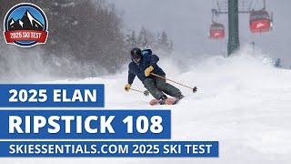 2025 Elan Ripstick 108  SkiEssentialscom Ski Test Review [upl. by Dranek]