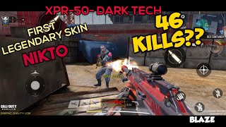 NEW LEGENDARY SKIN NIKTO DARKSIDE XPR50 DARK TECH GAMEPLAY [upl. by Arie]