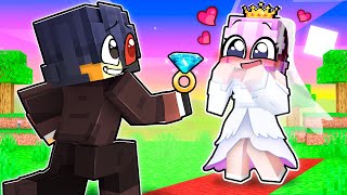 Marrying My CRUSH in Minecraft [upl. by Lebar]