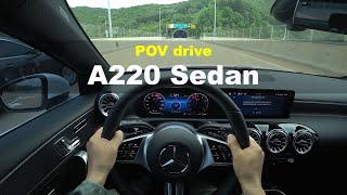 2024 Mercedes Benz A220 sedan POV drive [upl. by Cullan199]