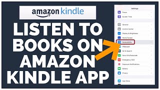 How To Listen to Books on Amazon Kindle App 2022 [upl. by Ayerf827]