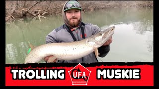 Muskie Trolling in Shallow Rivers [upl. by Lorrie]