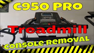 Nordictrack c950 Pro Treadmill Console Removal No Unnecessary Dialogue [upl. by Winfield]