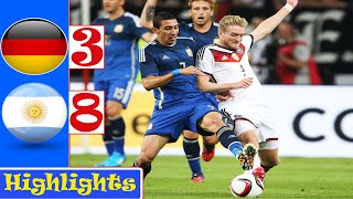 HIGHLIGHTS ⚽ Argentina vs Germany ⚽ FC 24 Gameplay fifaworldcup copaamerica highlights [upl. by Jasun]